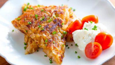 Картофельные драники с паприкой
