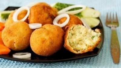 Картофельные крокеты с манкой и зеленью