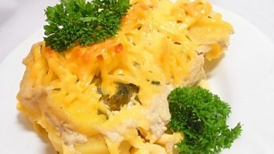 Картофельный гратен с сыром по-французски