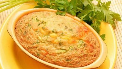 Картофельный пирог с сырной начинкой