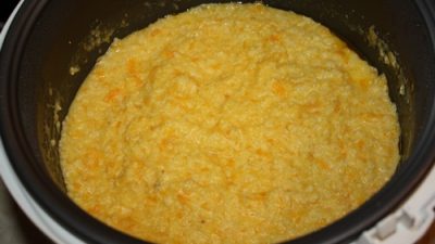 Каша кукурузная на молоке в мультиварке