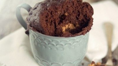 Кекс из пасты Nutella в микроволновке