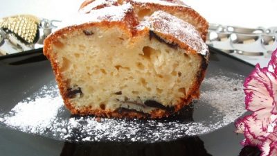 Кекс из творога с черносливом