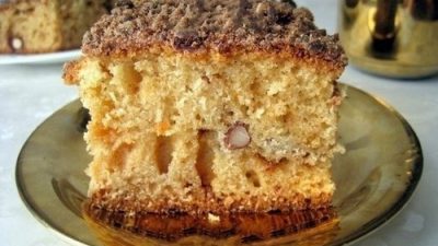 Кекс с орешками на кефире