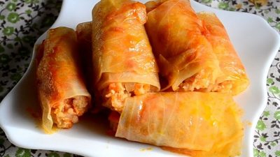 Классические голубцы с мясом по-домашнему