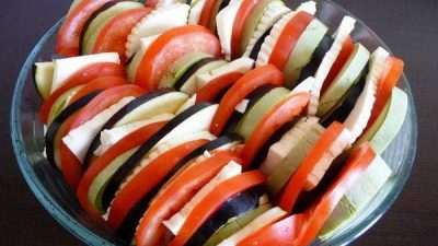 Классический рататуй с брынзой