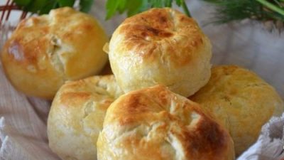 Кныши с картофелем и опятами
