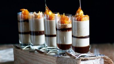 Кофейная Панна Котта с фундуком