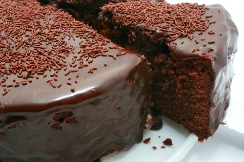 Как приготовить Шоколадный кекс с орехами рецепт пошагово