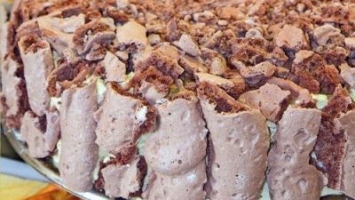 Кофейный торт «Мокко-крем» с безе
