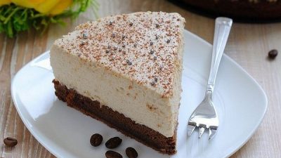 Кофейный торт-мусс по-домашнему