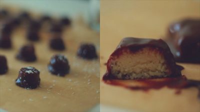 Кокосово-шоколадные конфеты по-домашнему