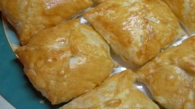 Конвертики с начинкой из куриного филе