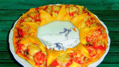 Королевская пицца в духовке