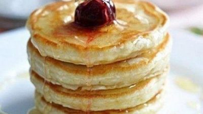 Королевские панкейки на кефире