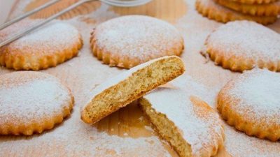 Коржики молочные с ванилью