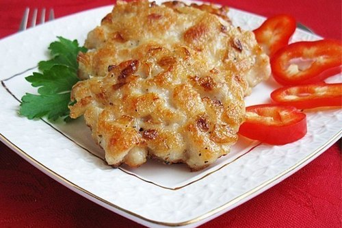 Картошка с курицей, сыром и майонезом в духовке — рецепт с фото | Receita