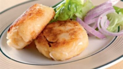 Котлеты из картофеля и яблок