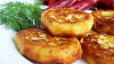 Котлеты из картофеля с сыром и укропом