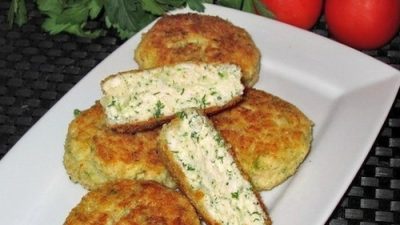 Котлеты «Малышки» из куриного филе с сыром