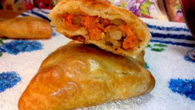 Ковок самса с тыквой и салом