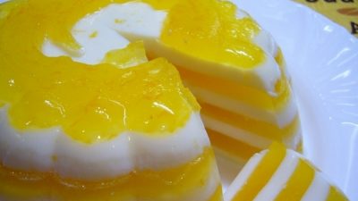 Красивый десерт «Апельсиновое чудо»