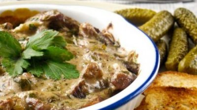 Крут по-французски с телятиной