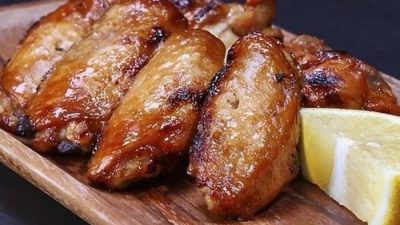 Крылышки куриные в лимонном сиропе