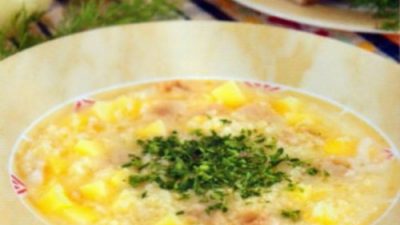 Кулеш с салом и картофелем по-украински