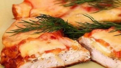 Курица по-французски с йогуртом в мультиварке