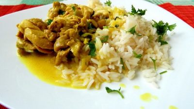 Курица в имбирно-кокосовом маринаде