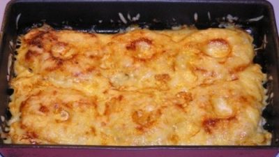 Куриная запеканка с ананасами и помидорами