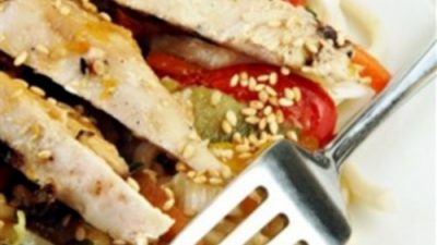 Куриное филе по-американски в кунжуте