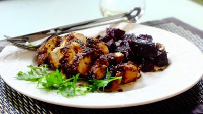 Куриные грудки на пару в соевом соусе