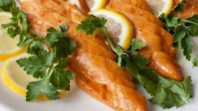 Куриные грудки в лимонном соусе с медом