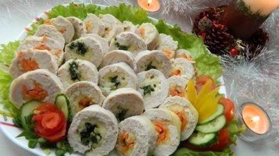 Куриные рулетики «Ассорти» с сыром