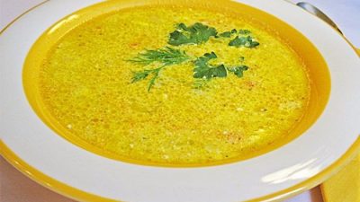 Куриный суп с плавленым сырком и картофелем