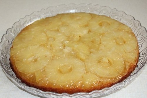 Легкий ананасовый пирог