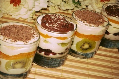 Десерт из творога с желатином и фруктами - 13 пошаговых фото в рецепте