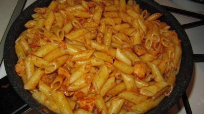 Макароны по-флотски с куриным мясом