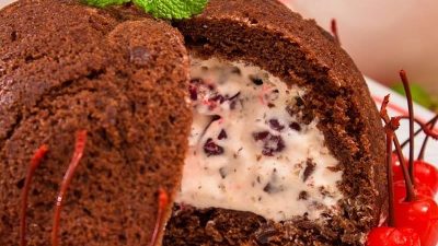 Миндально-вишневый торт «Цукотто»