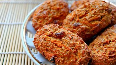 Морковно-апельсиновые пряники с начинкой из сухофруктов