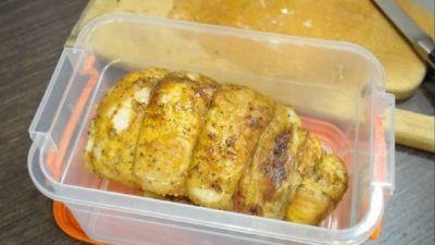 Мясной рулет с дижонской горчицей и прованскими травами