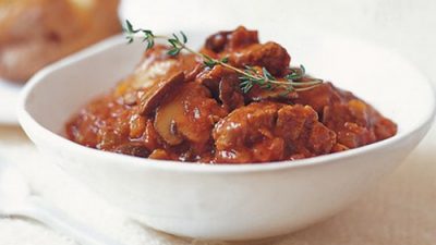 Мясо с картофелем и лапшой по-туркменски в мультиварке