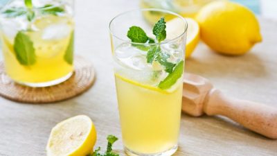 Натуральный мятный лимонад на скорую руку