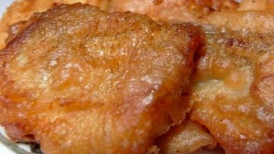Нежная рыба в кляре на минеральной воде