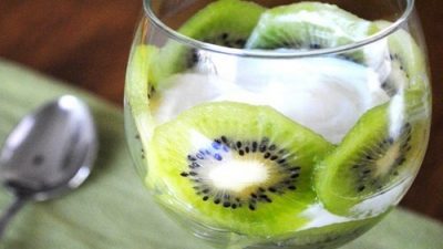 Нежное парфе с киви