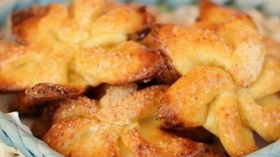 Нежное печенье «Творожные цветки»