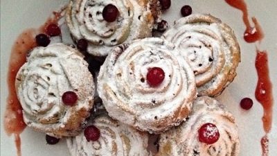 Нежные маффины с темным и белым шоколадом