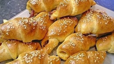 Нежные рогалики на кефире